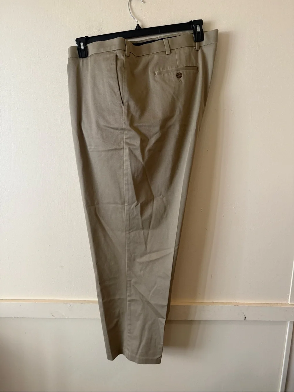 Roundtree & Yorke TravelSmart Pants Men's 52 X 30 Beige Classic Fit Core Comfort
